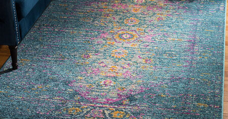 Safavieh Rugs Blue Fuchsia Kamilia Madison Rug