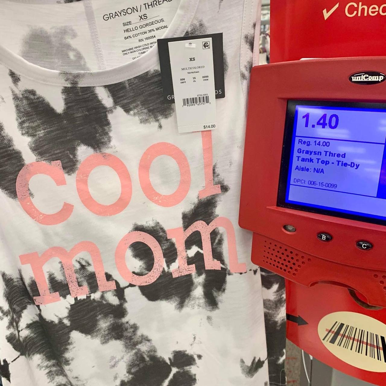 Target Mothers Day Clearance Scanner