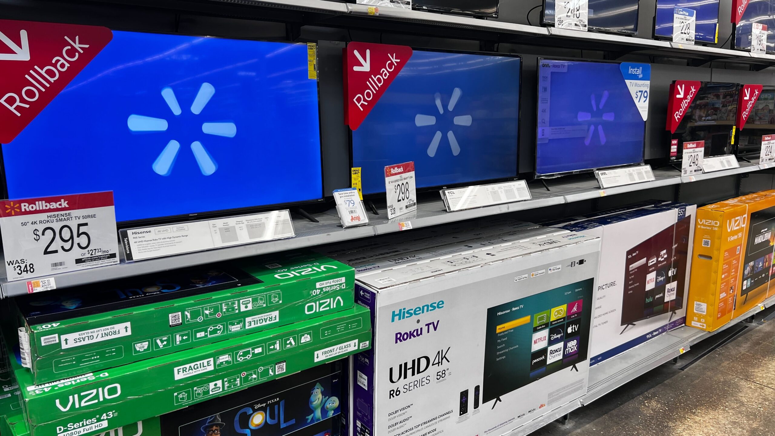 Walmart TVs Walmart TVs scaled