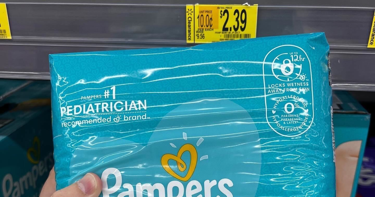 Walmart diaper clearance