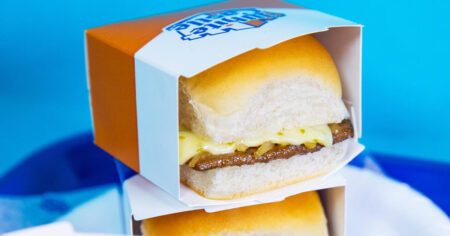 White Castle Cheese Slider