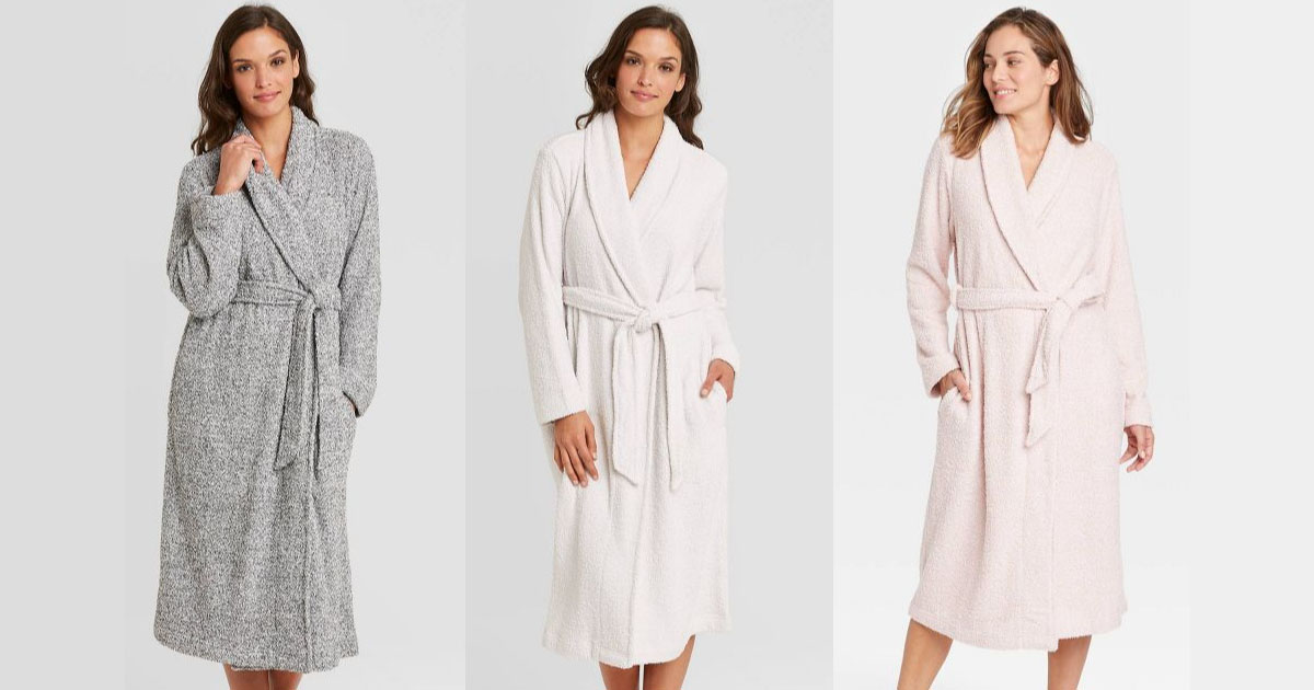 Womens Cozy Chenille Robe