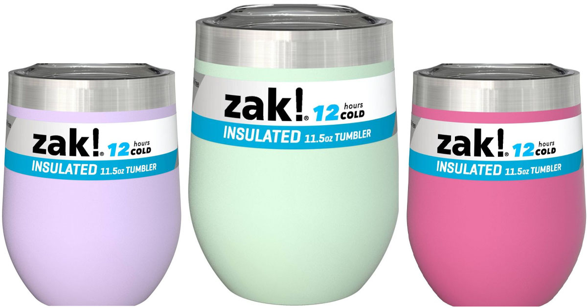 Zak Designs oz Double Wall Stainless Steel Chelan Tumbler