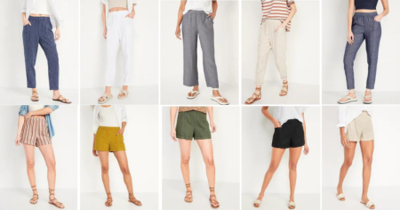 old navy linen blend