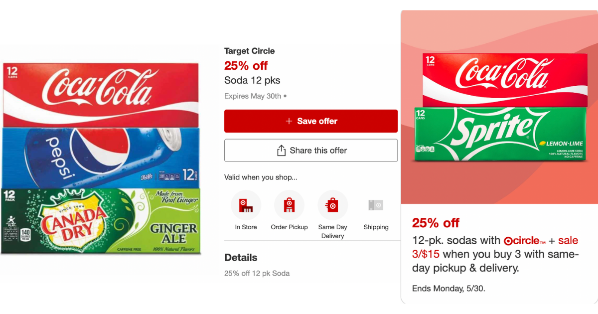 soda deal target