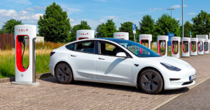 tesla supercharing