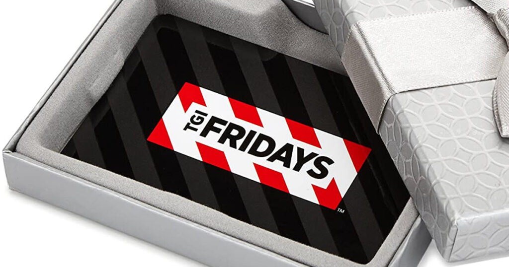 tgi fridays gift card