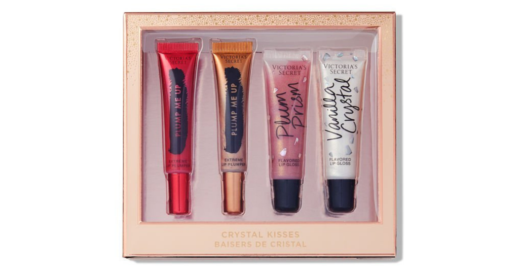 victorias secret lip gloss set in box
