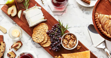 x Wooden Cheese Board Threshold