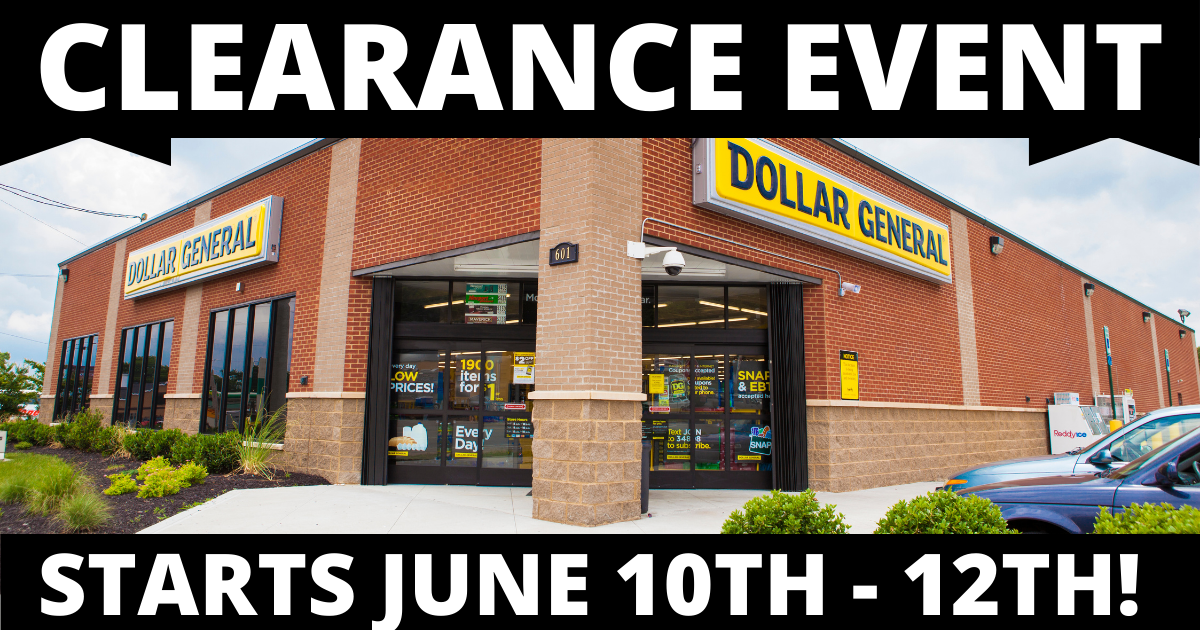 Dollar General Clearance Event