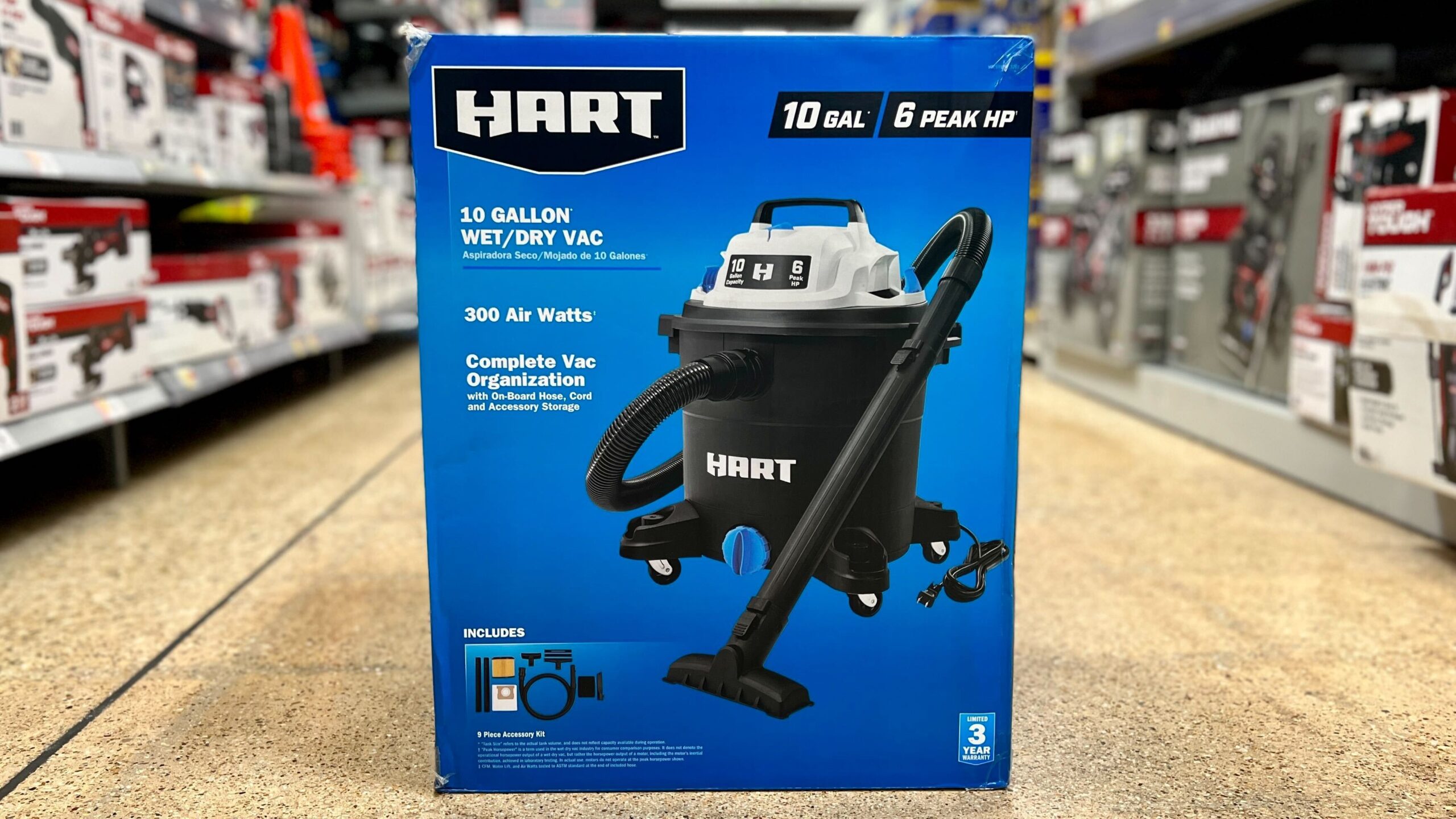 HART Gallon Peak HP Poly WetDry Vacuum scaled