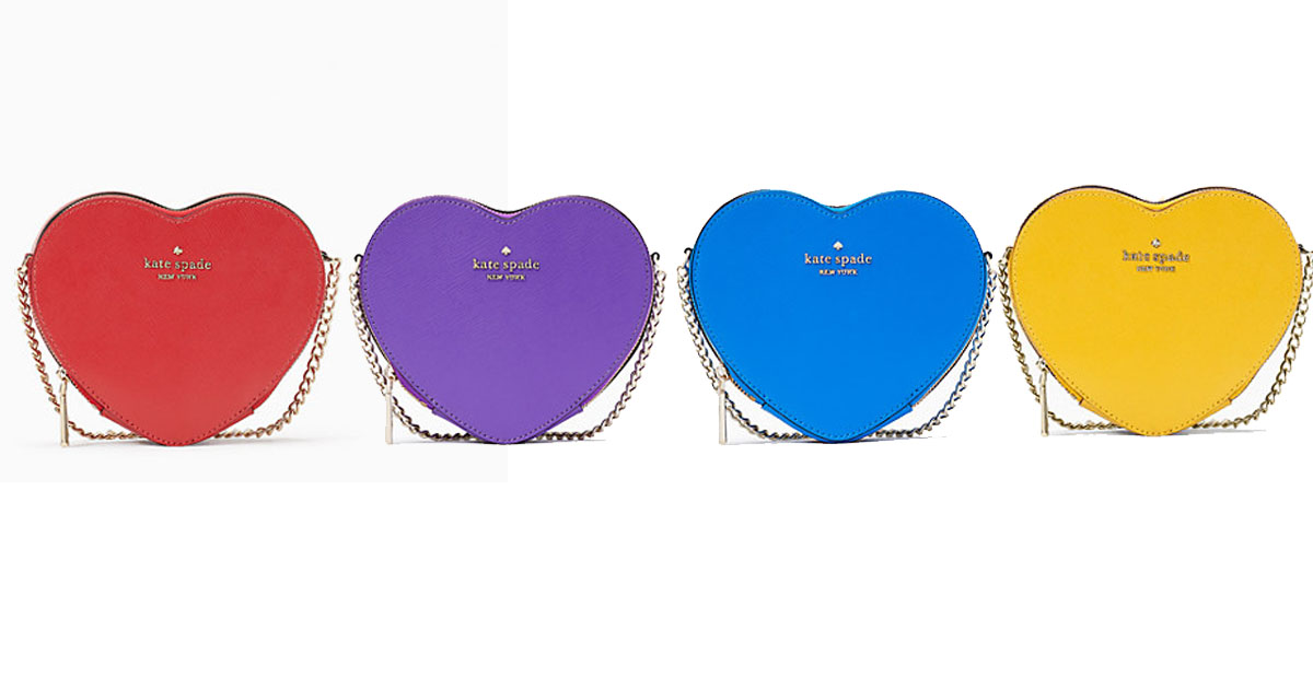 Kate Spade love shack mini heart crossbody bag