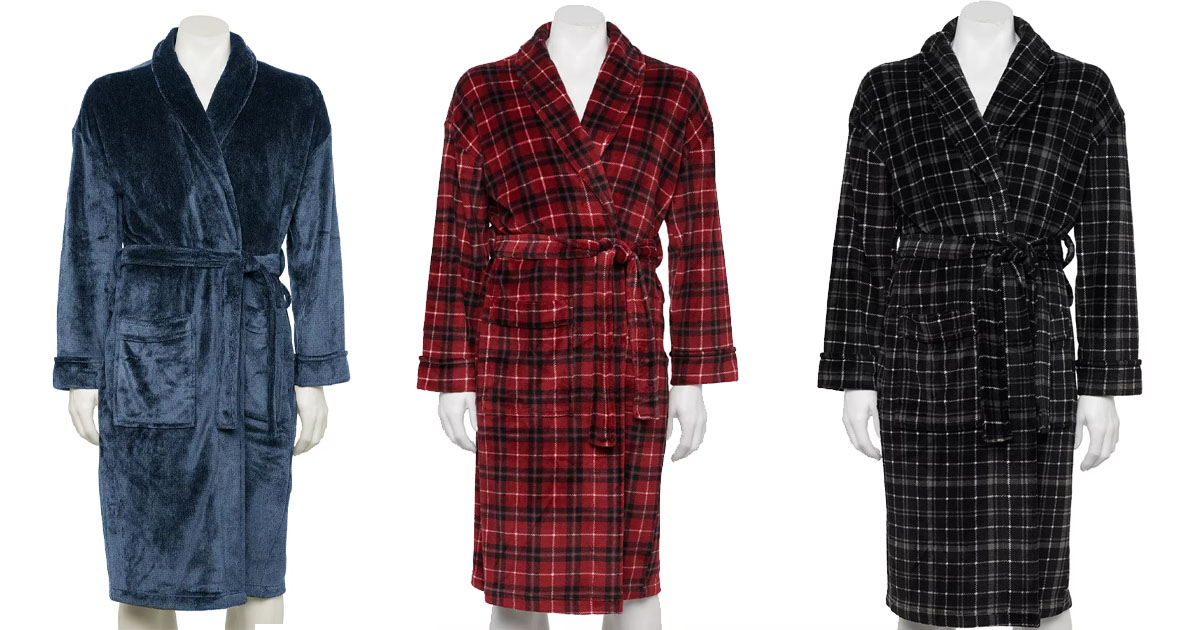 Mens Sonoma Goods For Life Plush Robe