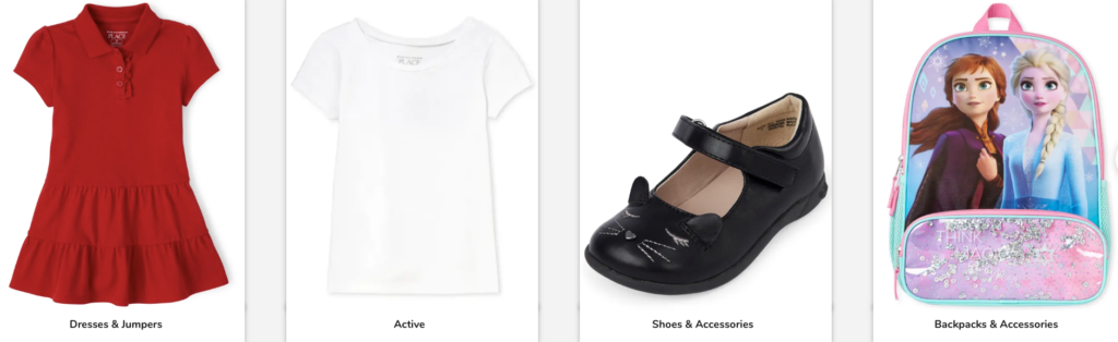 the children's place school uniforms