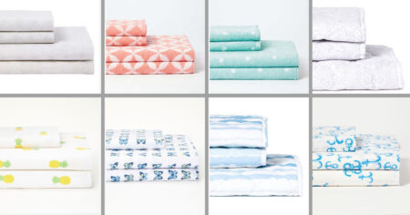 Sheet towel and comforter sets