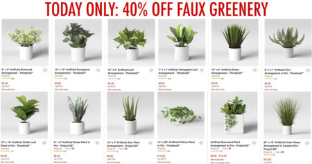 Target Faux Greenry