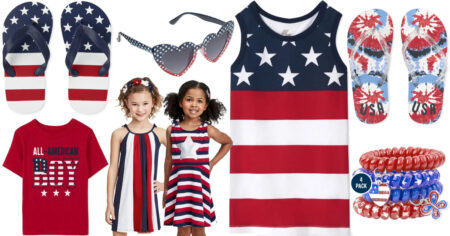 TheChildrensPlace Red White and Blue Apparel