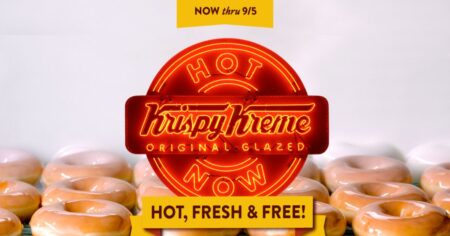 kispy kreme hot light