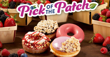 krispy kreme berry doughnut