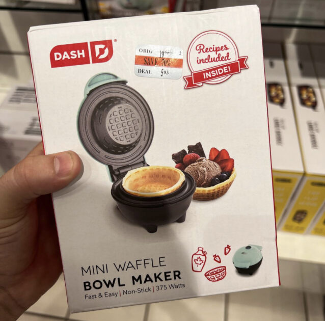 macys waffle bowl maker