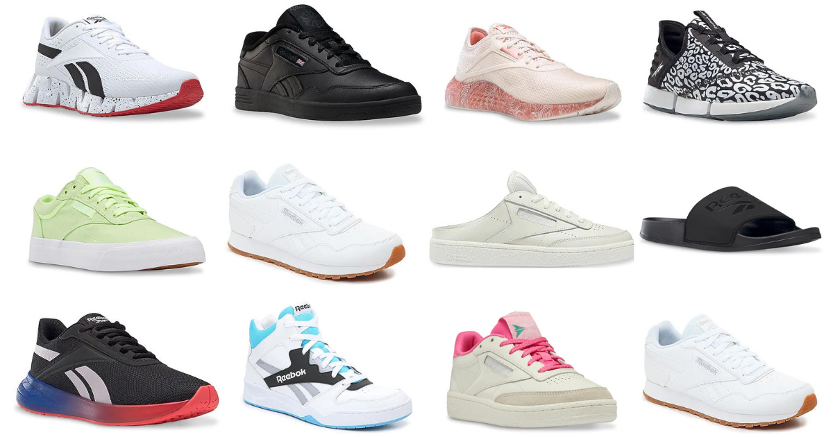 reebok shoe sale dsw