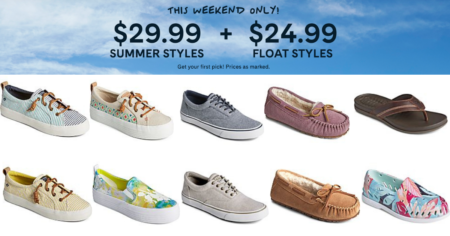 sperry shoe sale