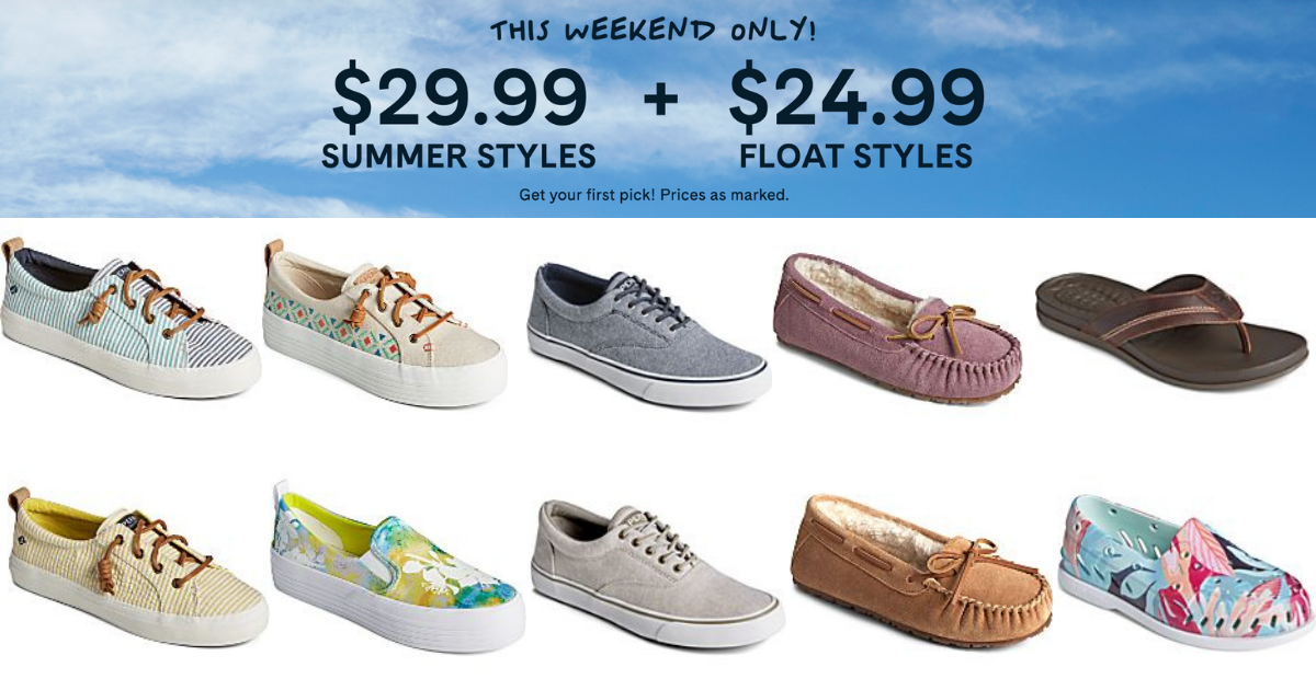 sperry shoe sale