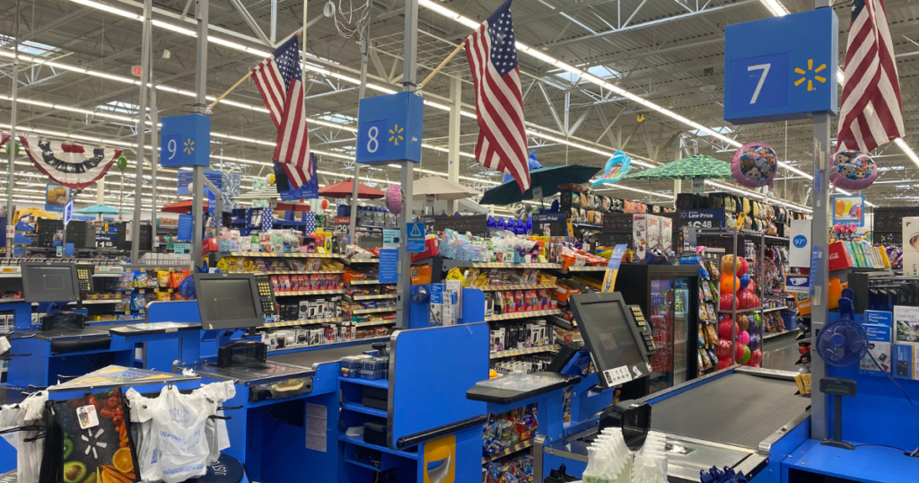 walmart cash registers