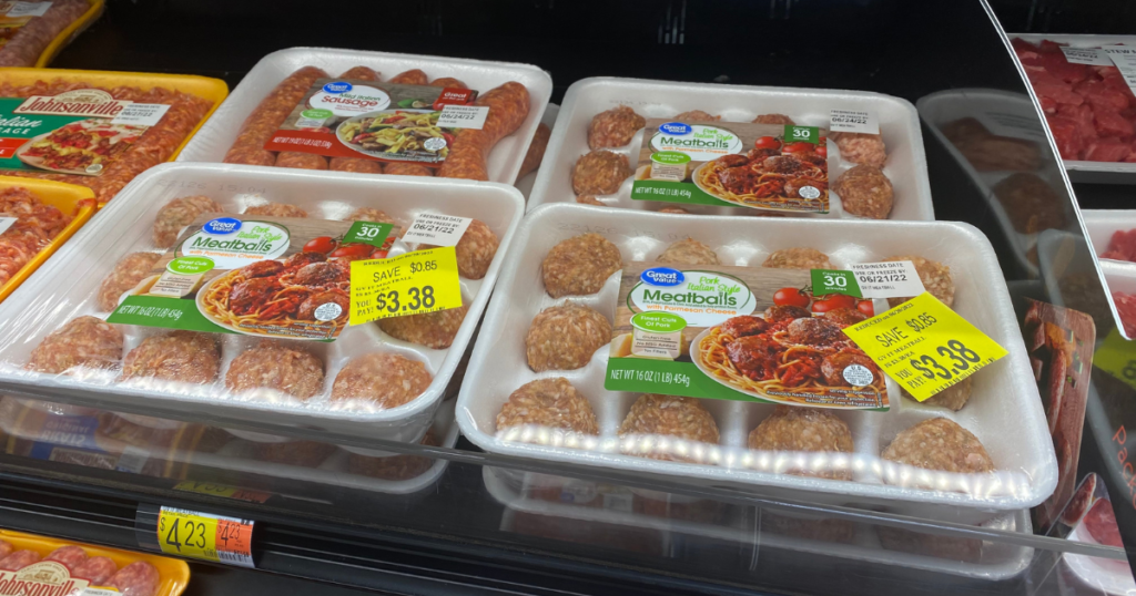 marked down meat at walmart