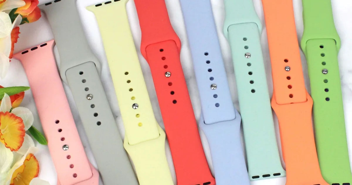 Silicone Apple Watch Bands Pack