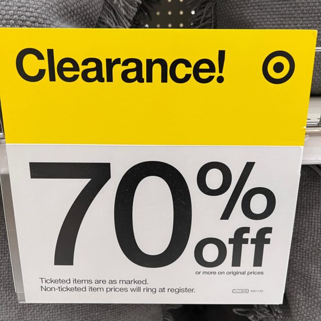 Target off clearance toys