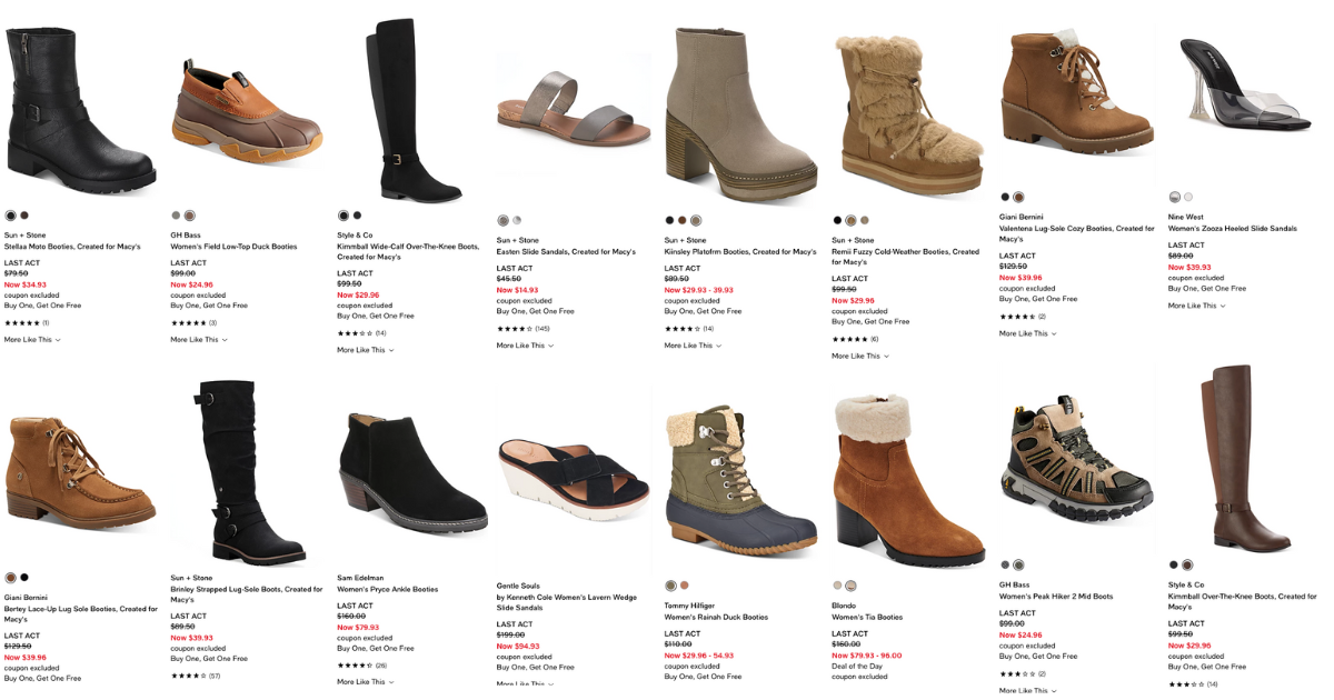 macys shoe sale