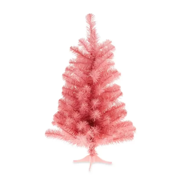 Non Lit Sutter Pink Spruce Artificial Christmas Tree by Holiday Time ce fde b ba aac f d c aa fd d a