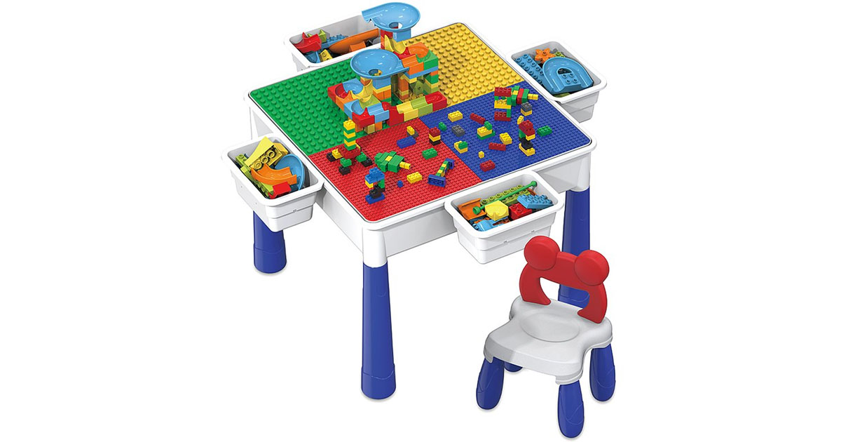 Building Block Activity Center Table Set