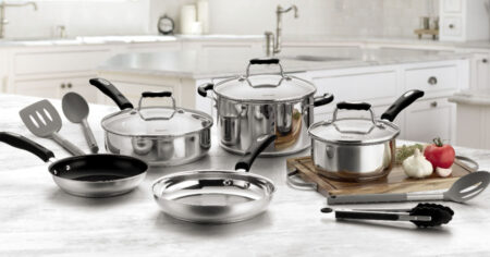 Cuisinart Piece Cookware Set Stainless Steel