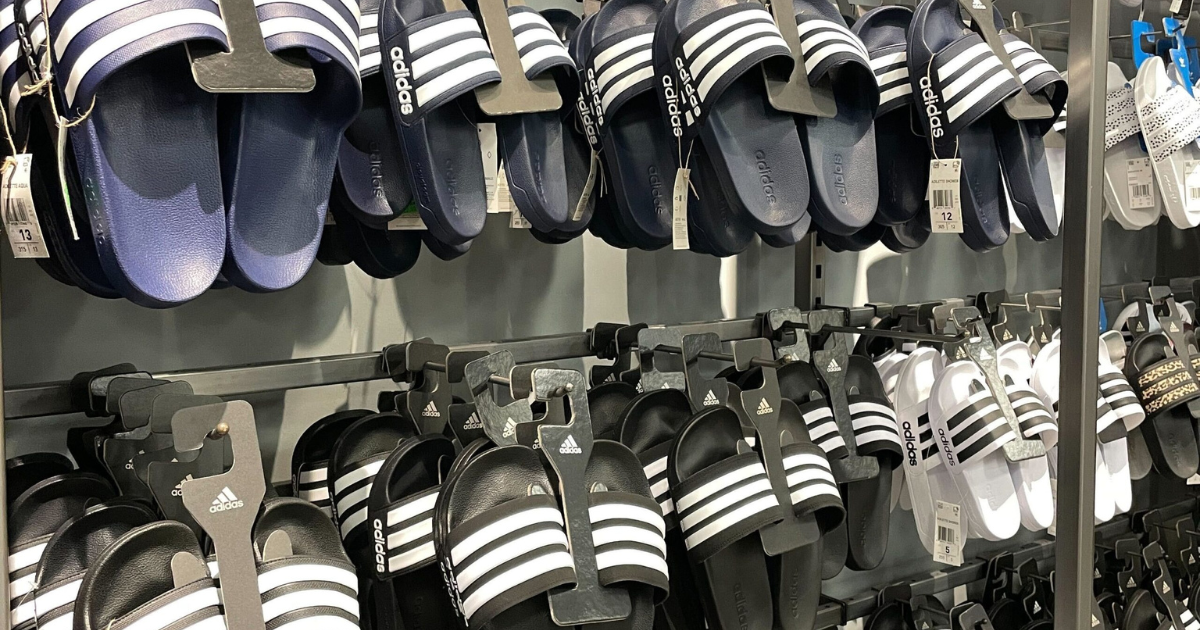 adidas slides dsw