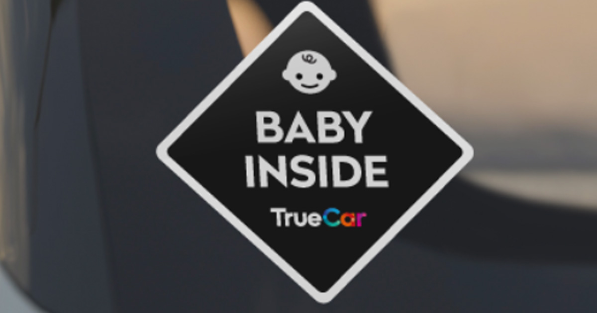 true car baby inside