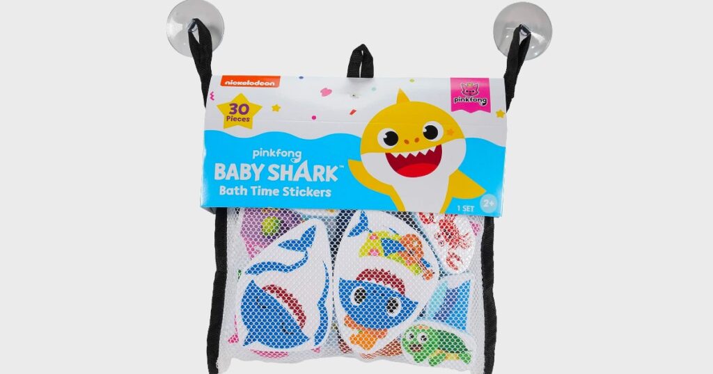 Baby Shark bath Stickers