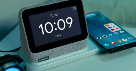 Lenovo Smart Clock with Wireless Charging Dock