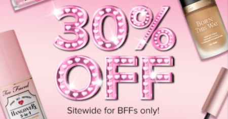 too faced ffs percent off