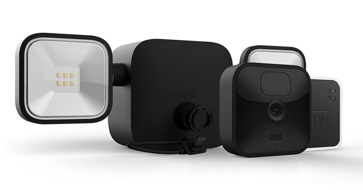 Blink with floodlight