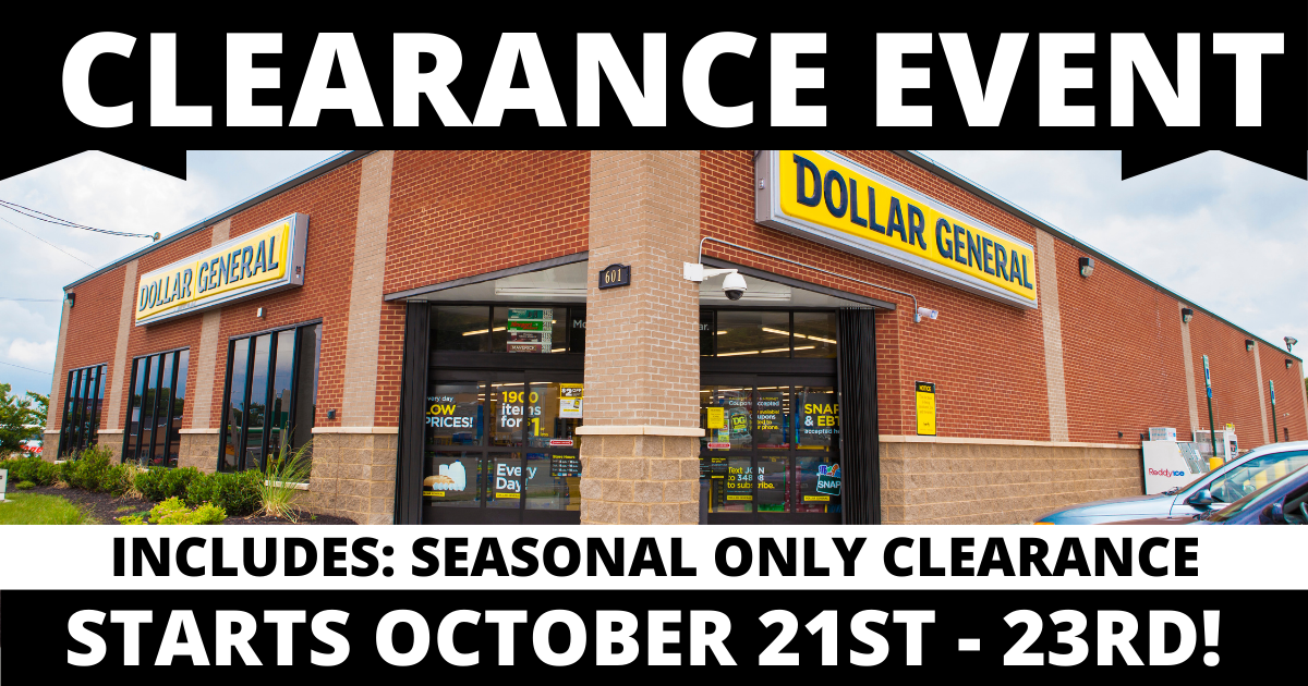 CLEARANCE EVENT NEW MARKDOWNS