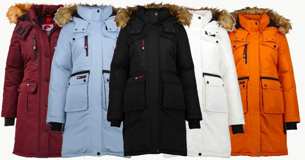 Canada weather gear parka