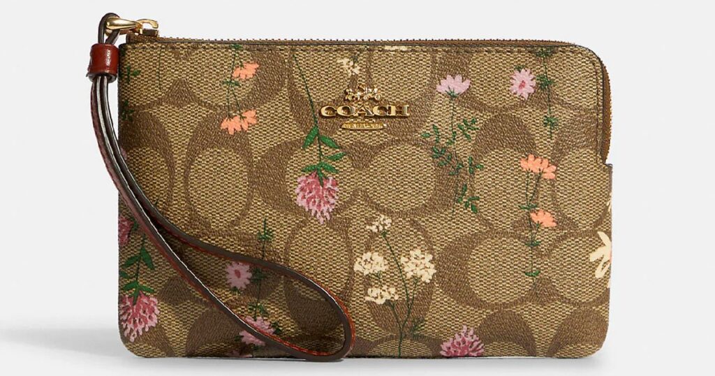 Coach Wildflower Wristlet