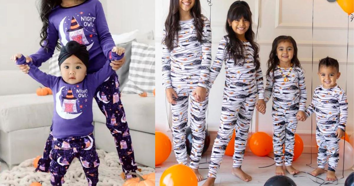The Childrens Place Glow in the Dark Matching Pajamas