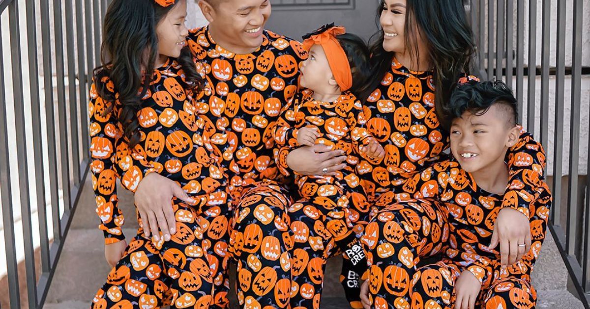 The Childrens Place Pumpkin Patch Matching Pajamas