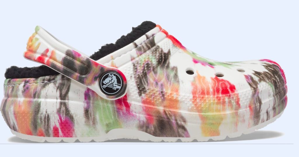 crocs tie dye