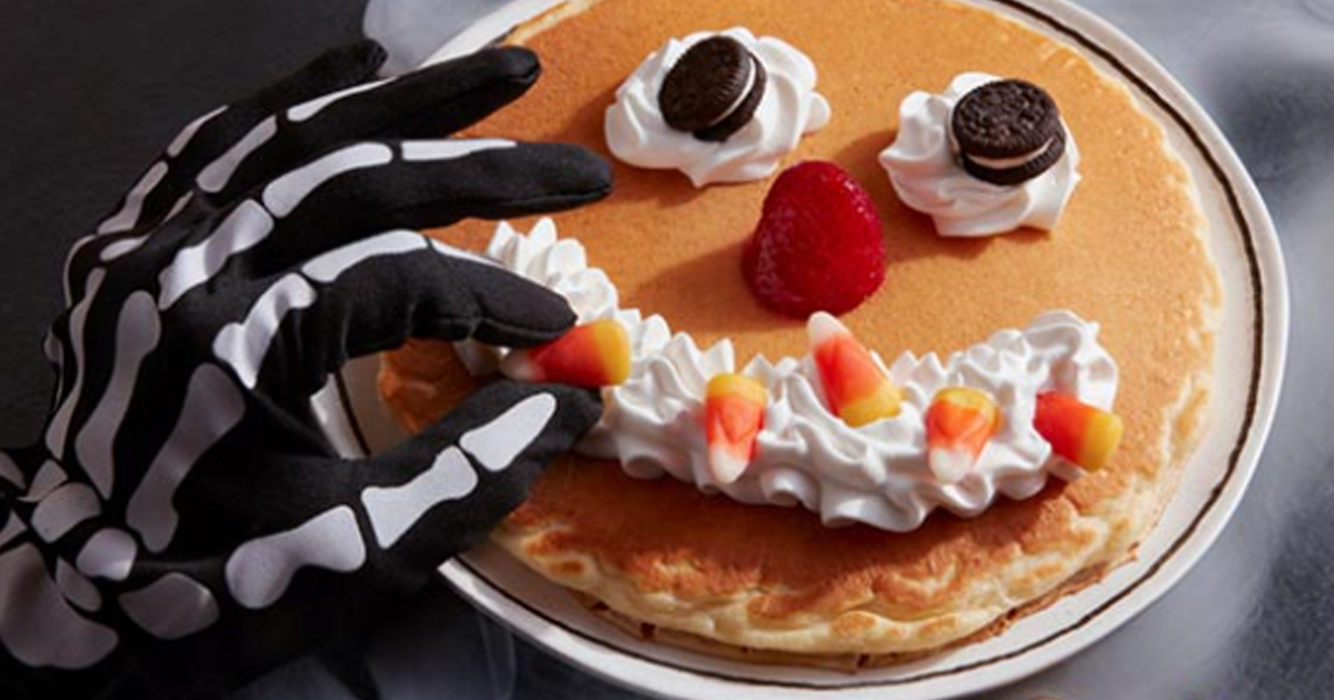 ihop scary face pancake