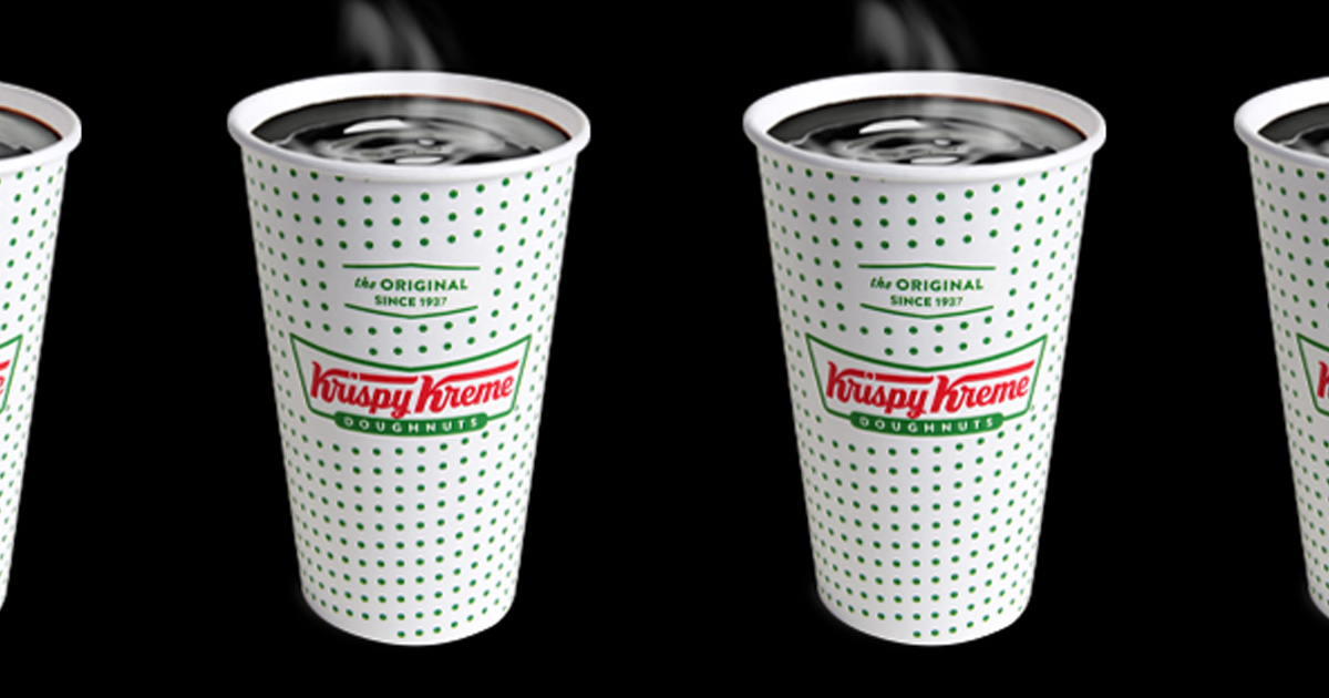 krispy kreme hot coffee