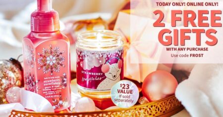 Bath Body Works Strawberry Snowflakes